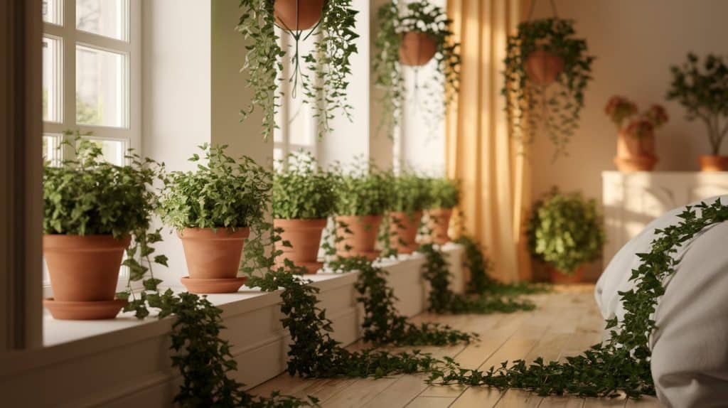 Potted Plants and Hanging Greenery