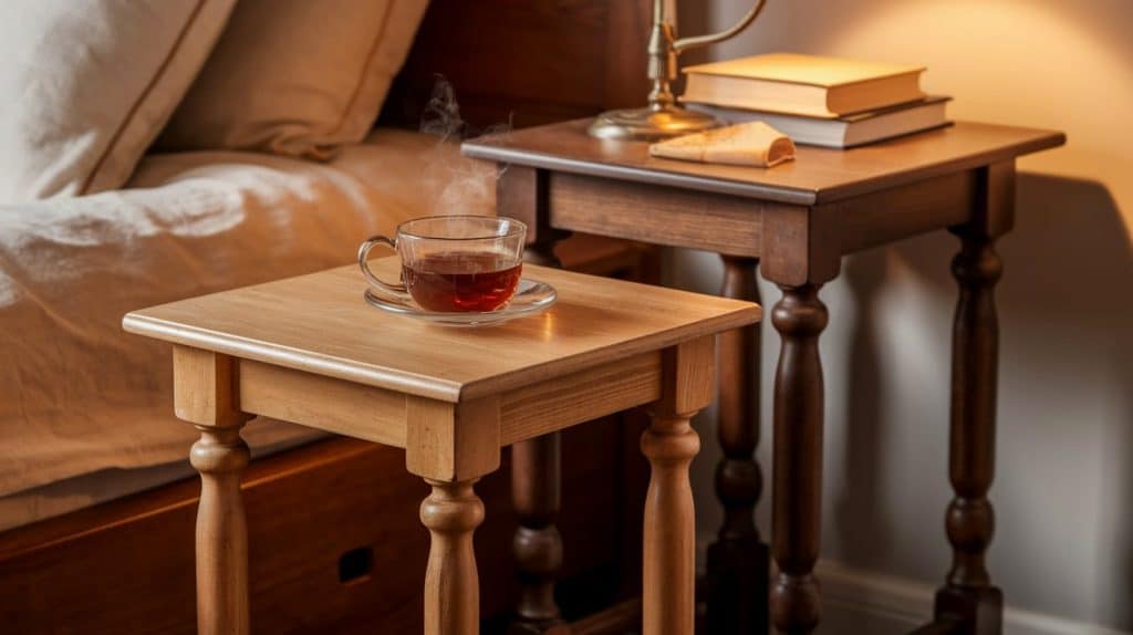 Rustic Wooden Side Tables