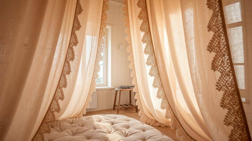 Soft, Flowy Curtains