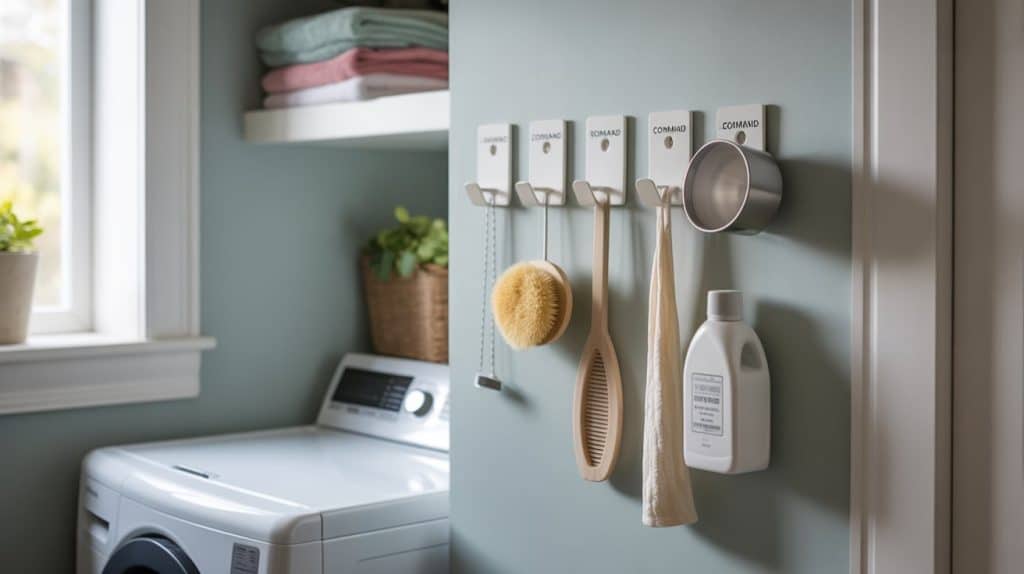Use Command Hooks or Magnetic Holders