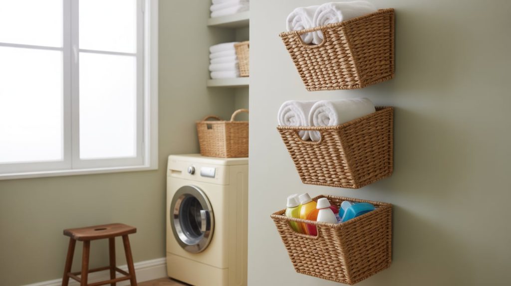 Use Decorative Wall Baskets