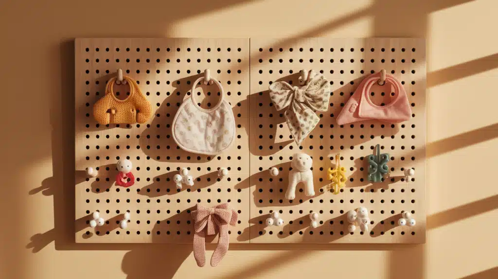Use Pegboards for Accessories
