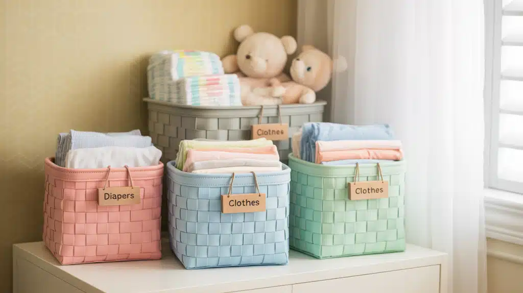 Utilize Baskets and Bins
