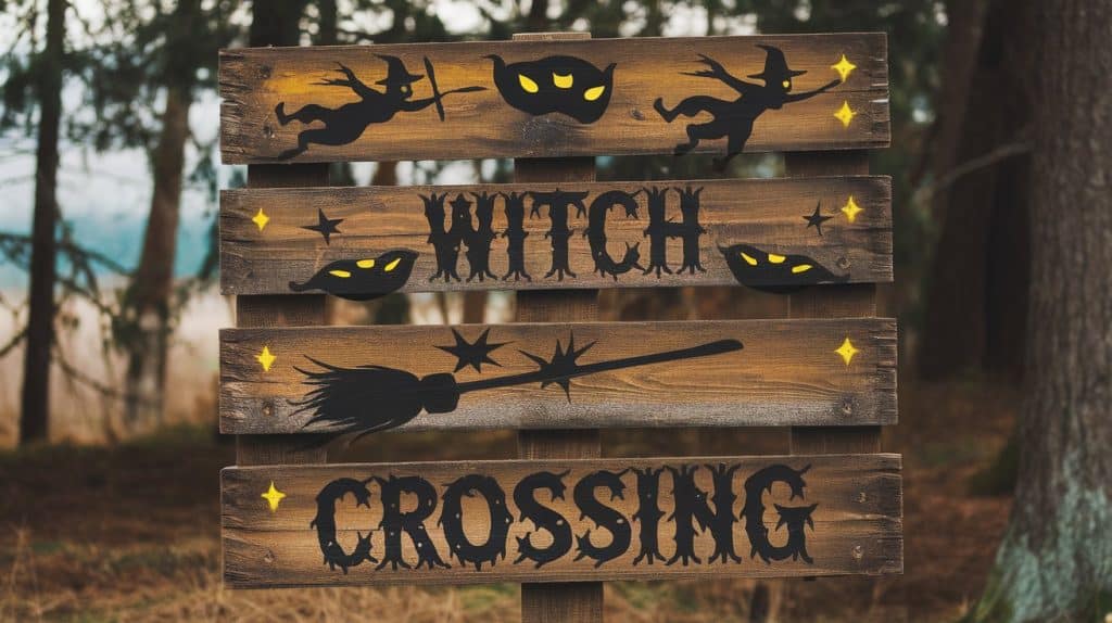 “Witch Crossing” Pallet Board