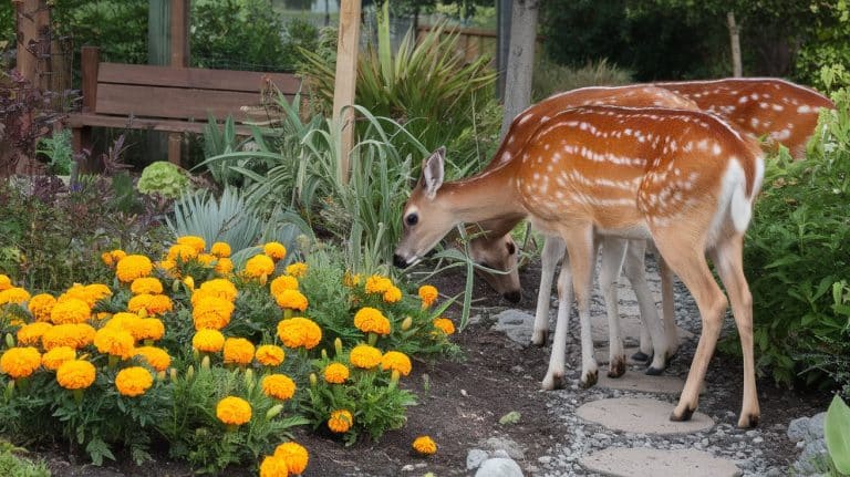 do deer eat marigolds
