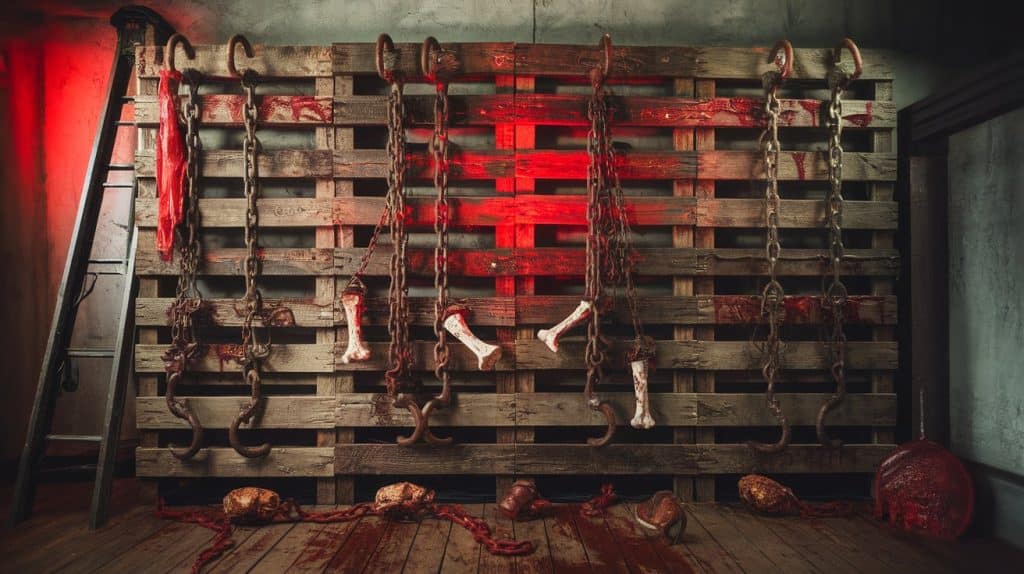 Hanging Chains & Hooks Display