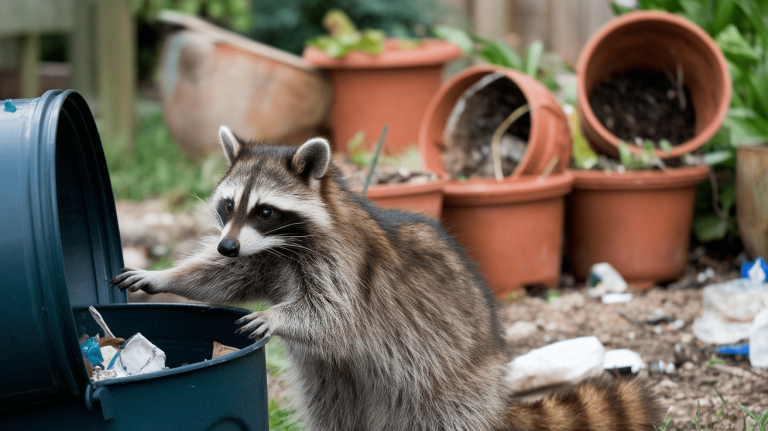 how to keep raccoons out of garden