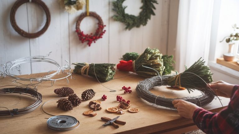 how to make a wreath