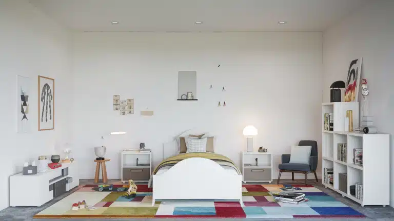 minimalist kids room