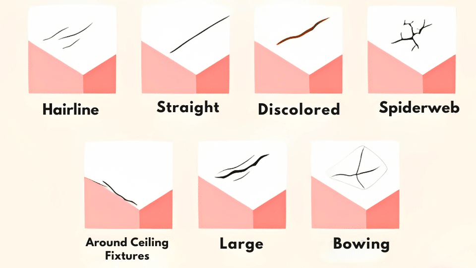 7 Common Types of Ceiling Cracks