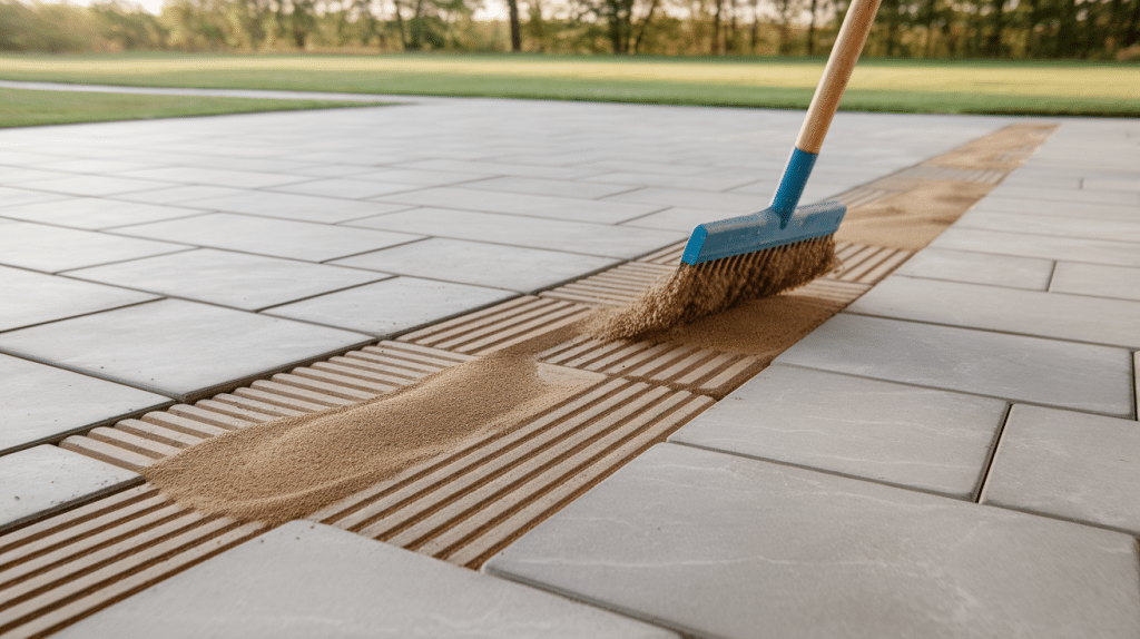 Add Polymeric Sand