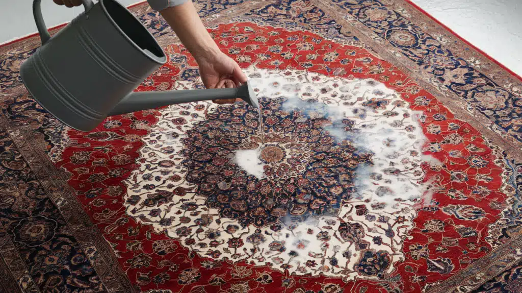 Apply Cleaning Solution
