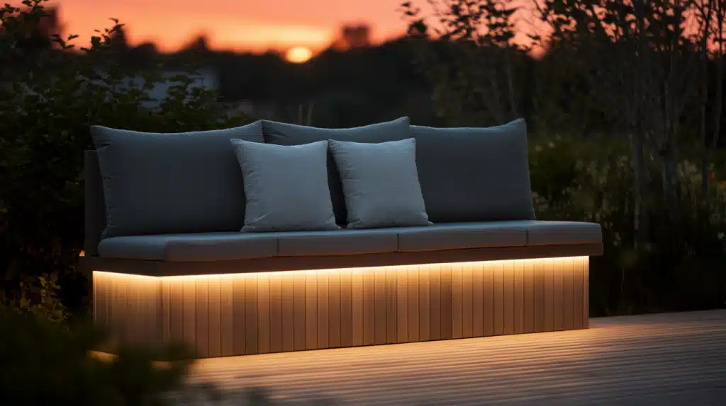 Bench with LED Lighting
