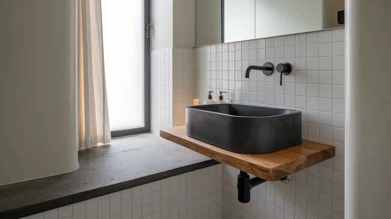 Black_Concrete_Sink_Basin