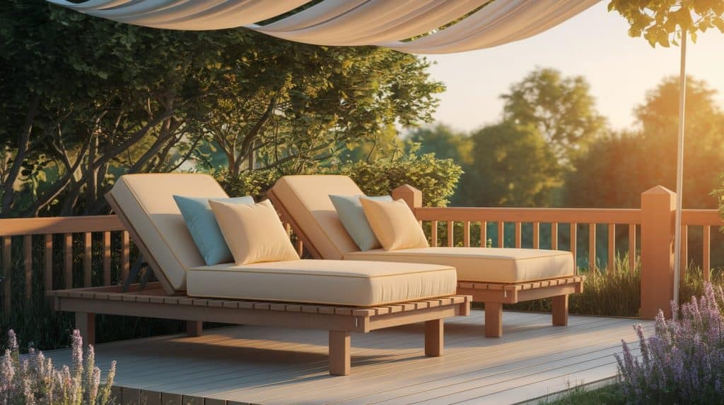 Built-In Chaise or Lounge Bench