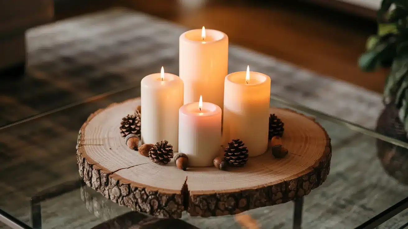 Candles_on_Wood_Slice