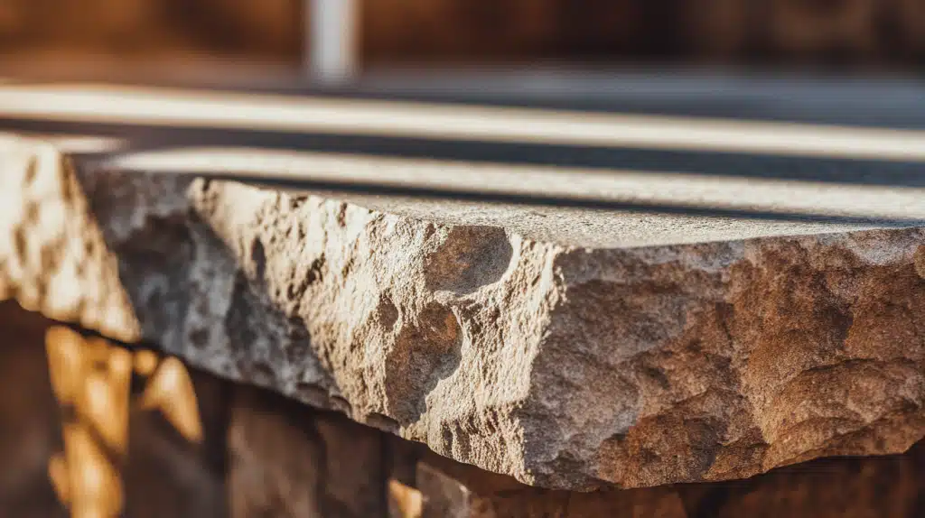 Chiseled Edge: Rustic and Bold
