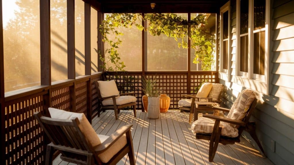DIY Budget-Friendly Screened Deck