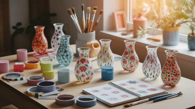 DIY Glass Vase Painting: Convert Plain to Extraordinary Art