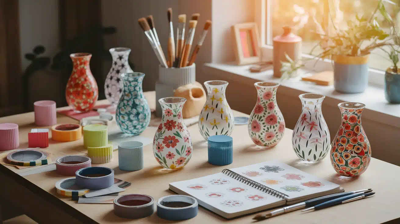 DIY Glass Vase Painting: Convert Plain to Extraordinary Art