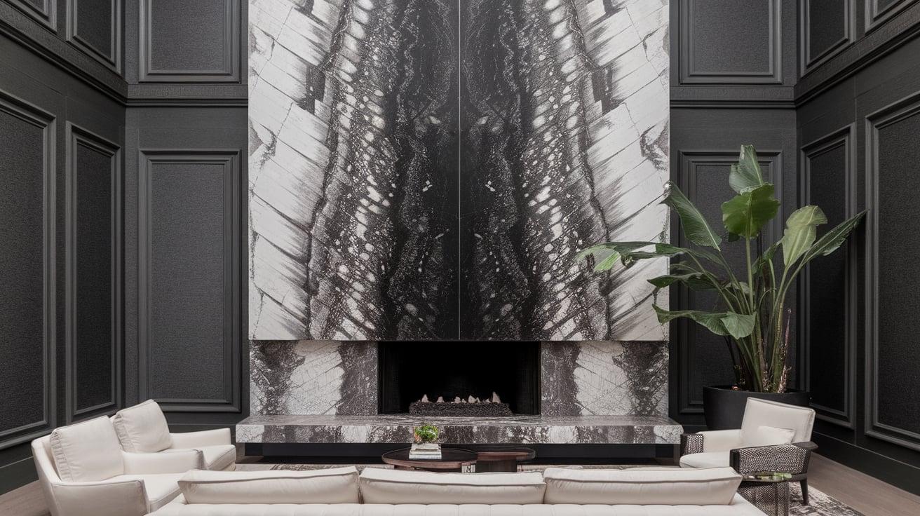 Double-Height_Fireplace_with_Marble_Slab