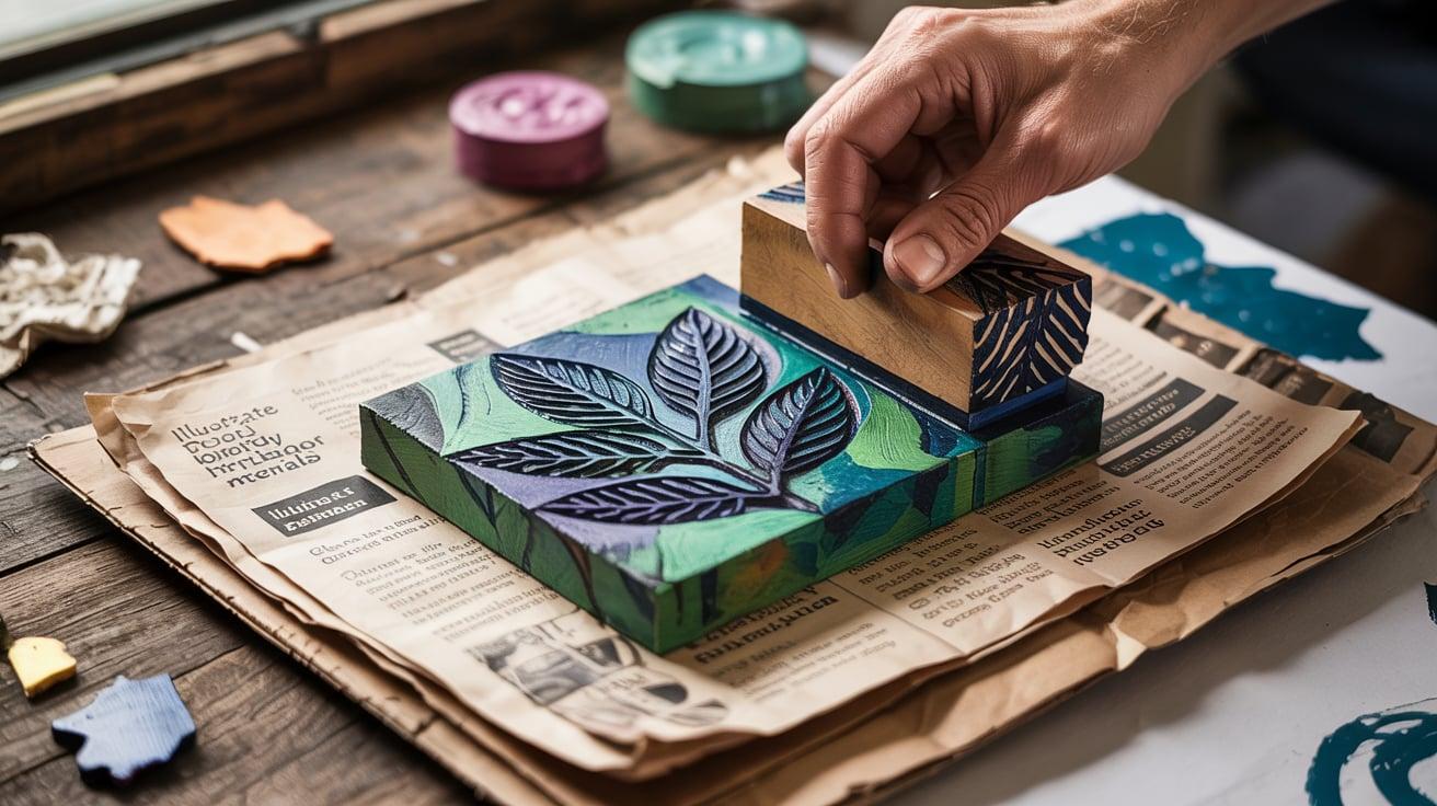 Eco-Friendly_Block_Printing_on_Recycled_Paper