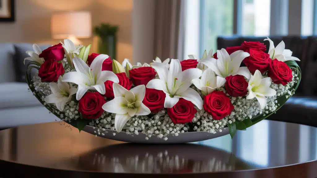 Elliptical Flower Arrangement