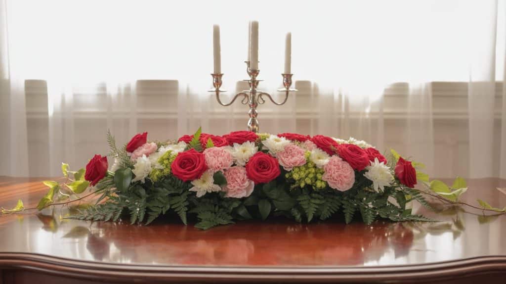 Horizontal Flower Arrangement
