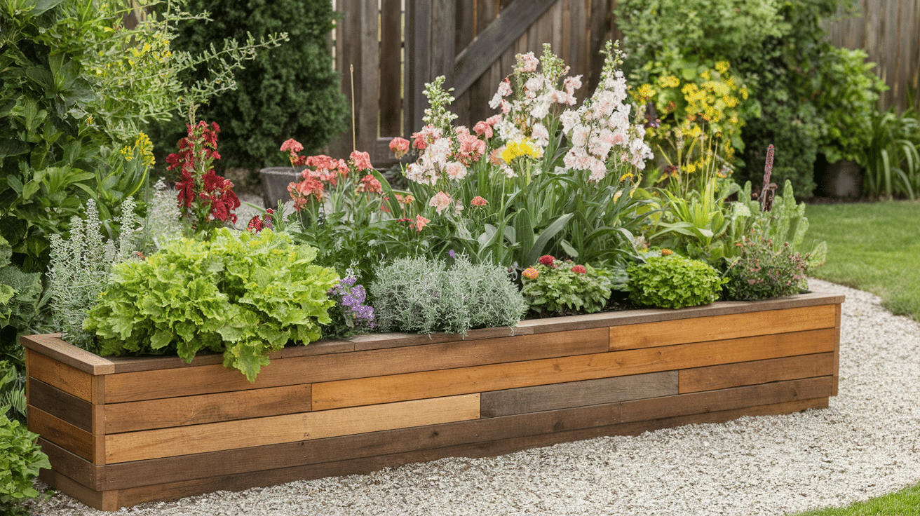 Idea_4_Raised_Wooden_Planters