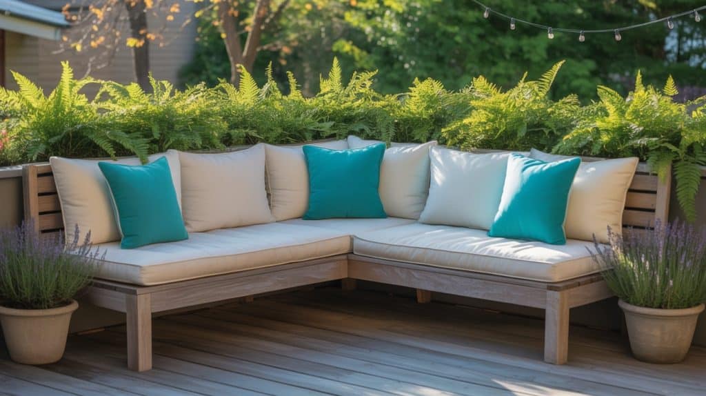 L-Shaped Corner Bench