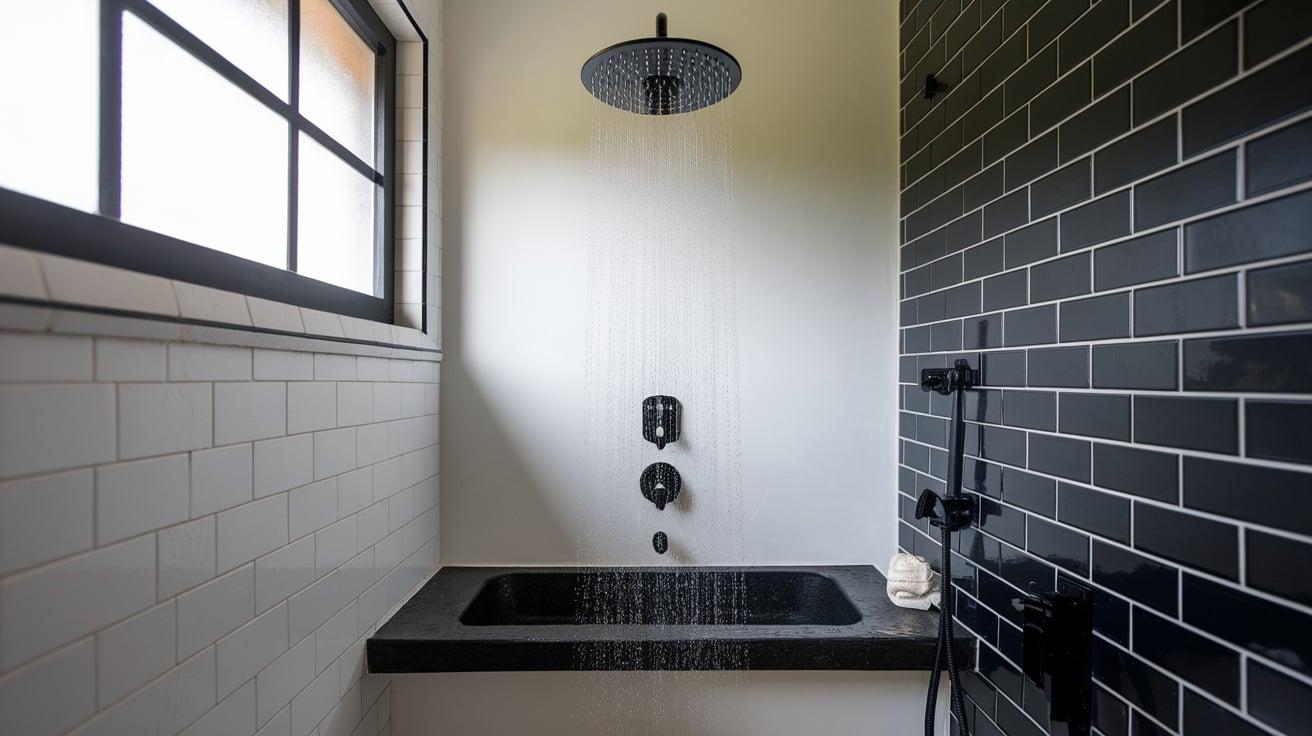 Luxurious_Black_Rain_Showerhead