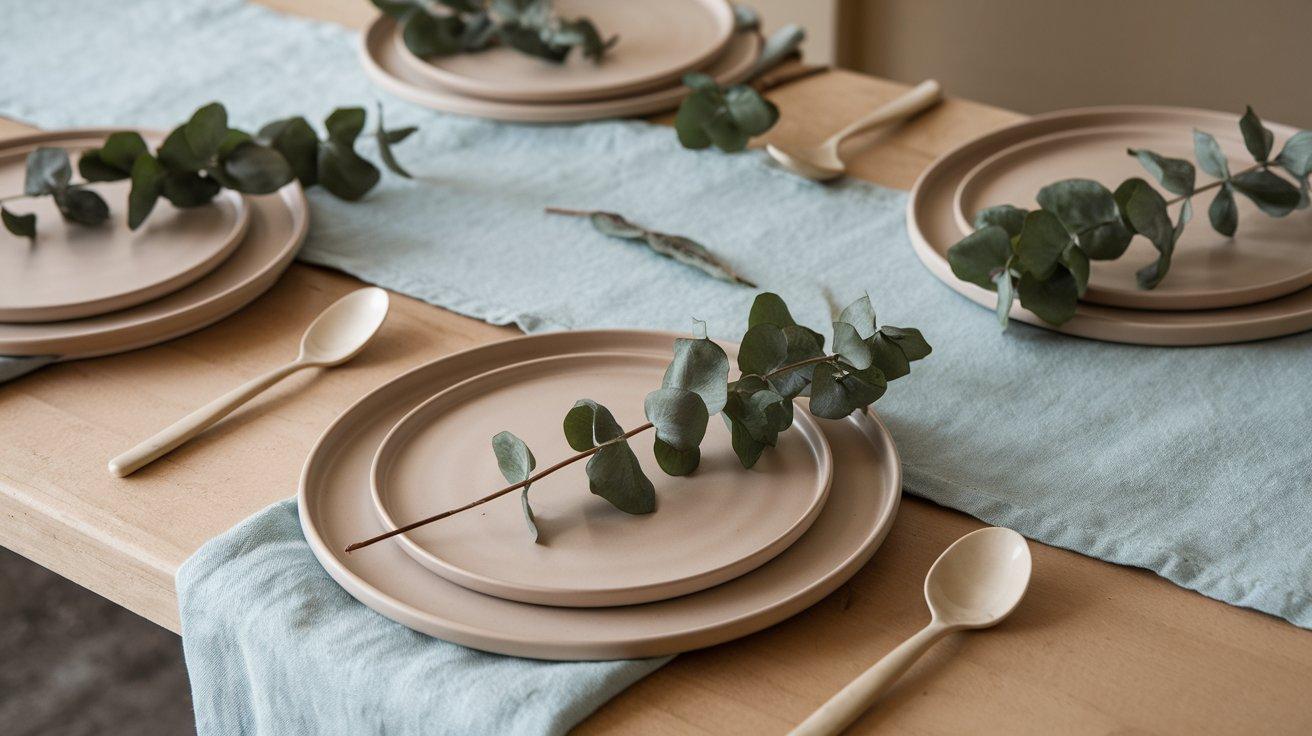 Neutral_Plates_with_EucalyptusSprigs