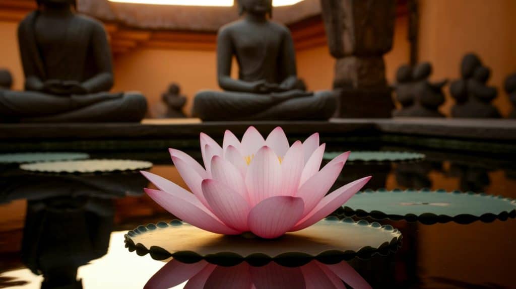 Pink Lotus - Historical Buddha