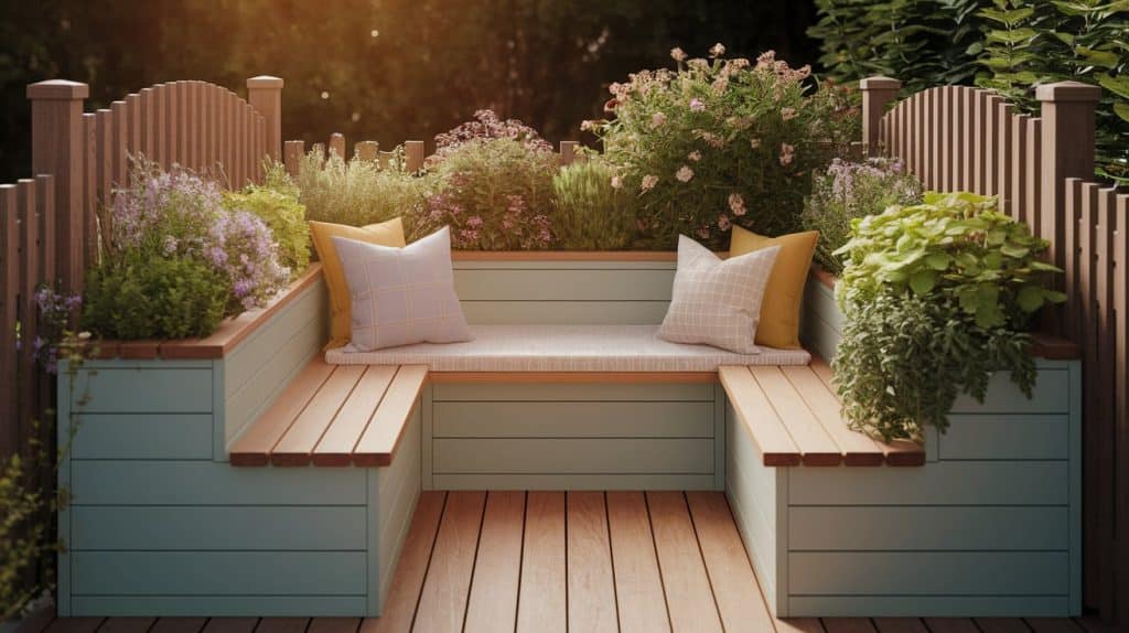 Planter Box Combo Bench