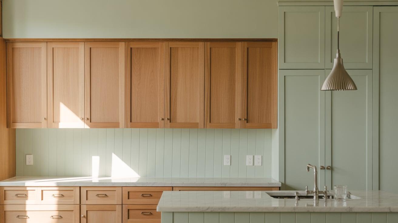 Sage_Green_Walls_with_Natural_Wood_Cabinets