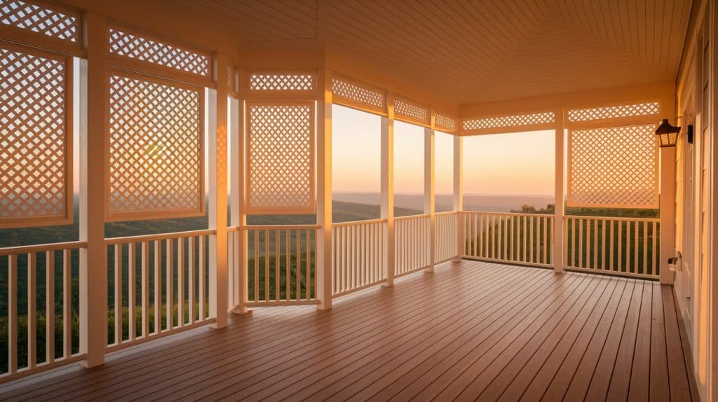 Screened Deck with High Views