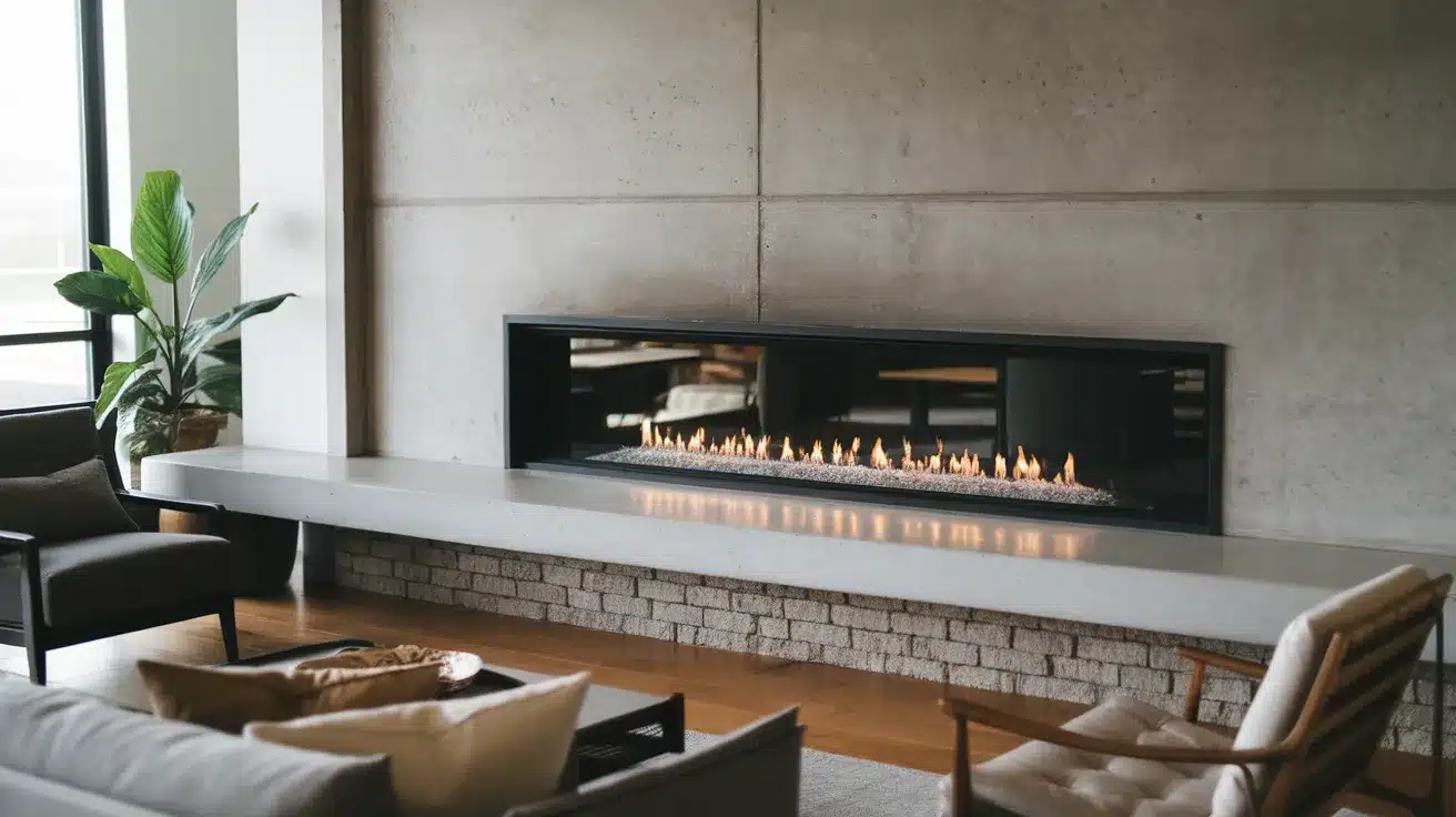 Sleek_Linear_Gas_Fireplace_in_Concrete_Wall