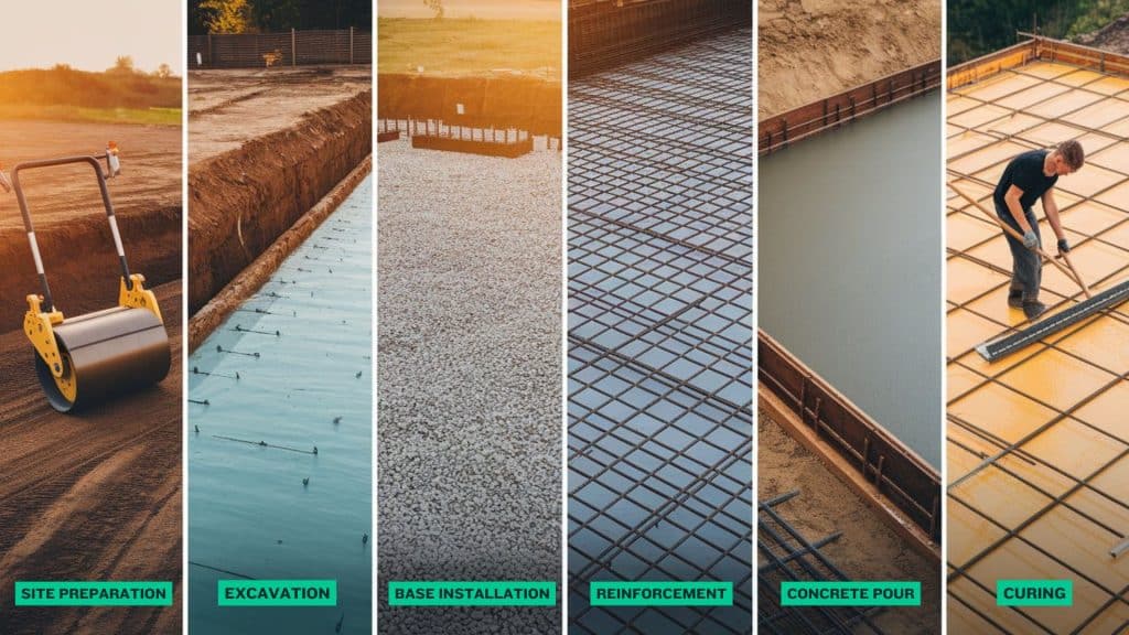 Steps for Building a Slab on Grade Foundation