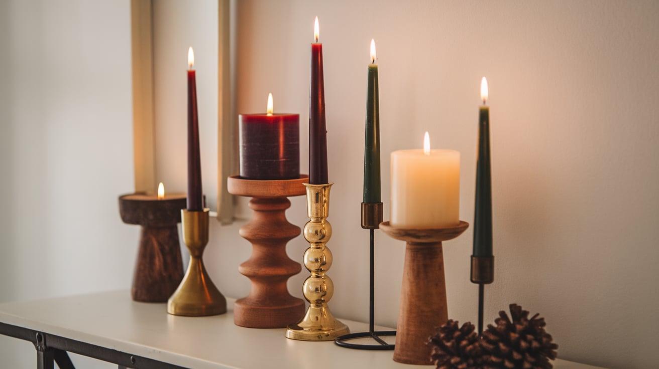 Tall_Taper_Candles_in_Mixed-Height_Holders_for_Drama