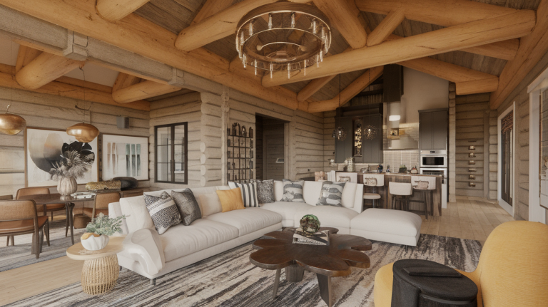 Unique Modern Log Cabin Decor Ideas to Refresh Space