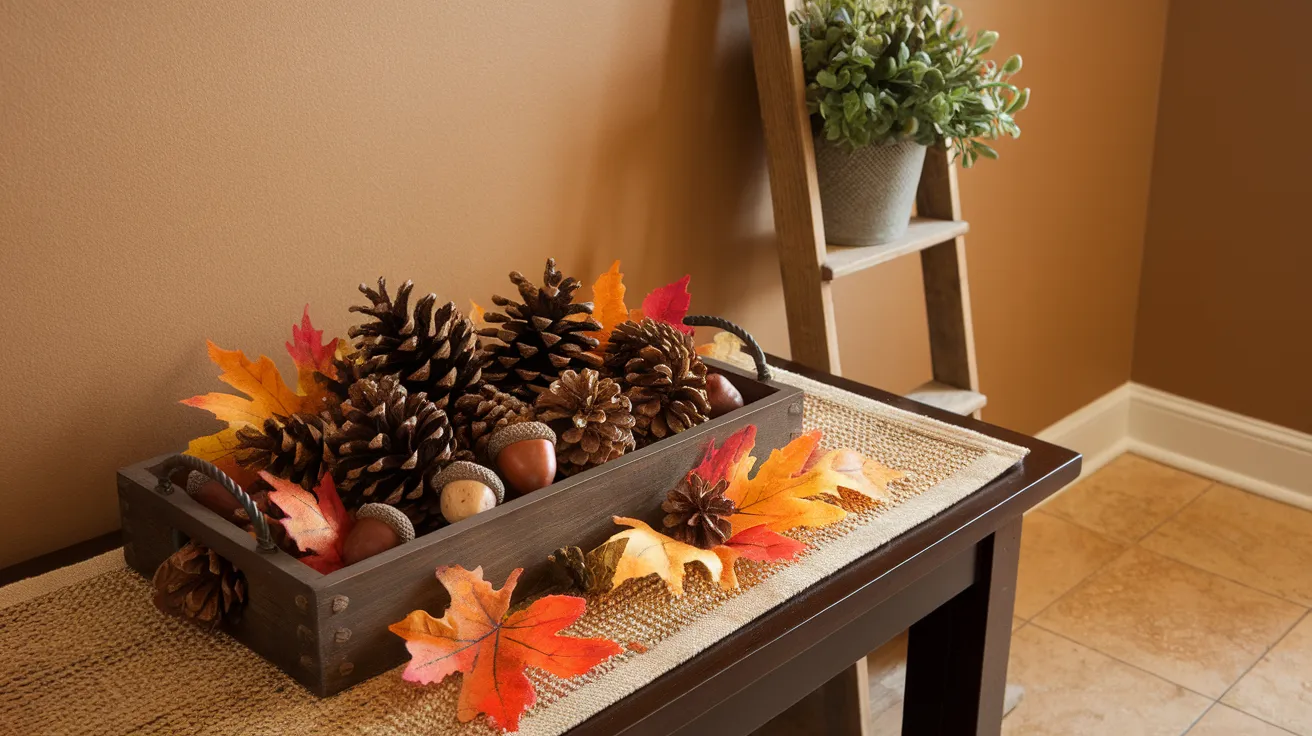 Wooden_Tray_with_Pinecones_Acorns_and_Faux_Fall_Leaves
