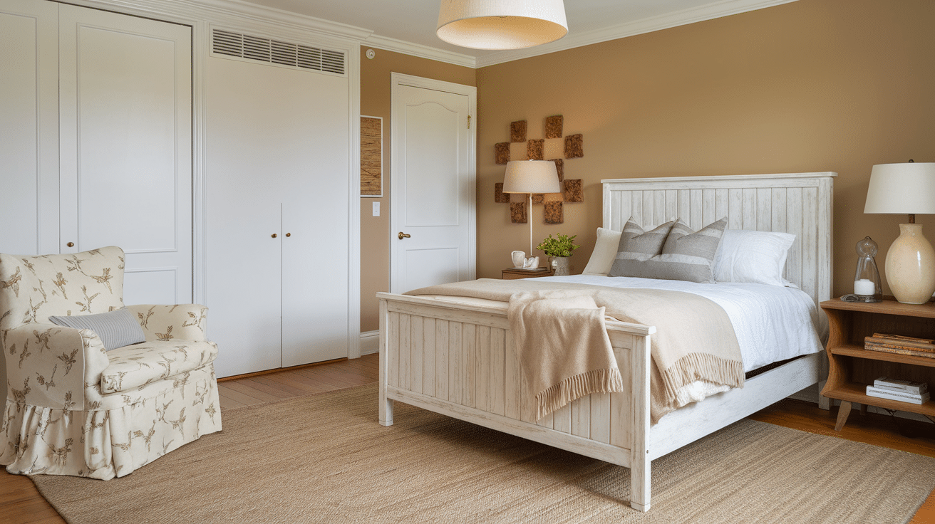 cozy autumn themed bedroom