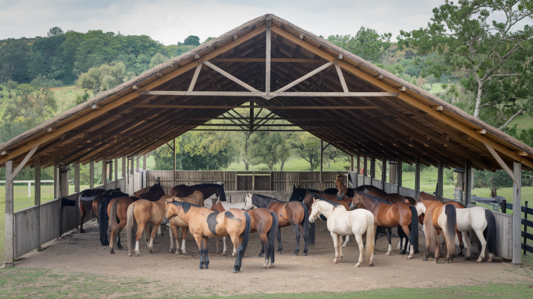 diy horse shelter