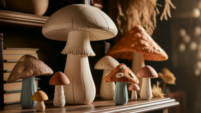 DIY Mushroom Decor: Charming Projects for a Cozy Home
