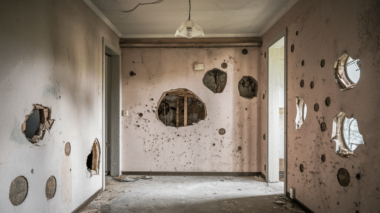 how to repair plaster walls