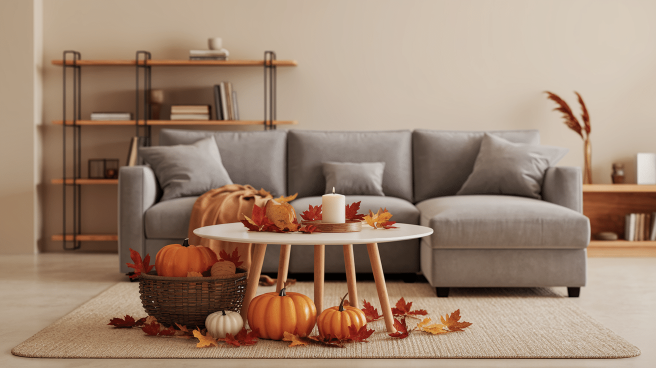 minimalist fall decor