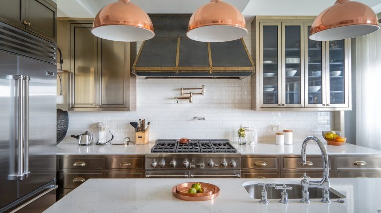 mixed metals in kitchen