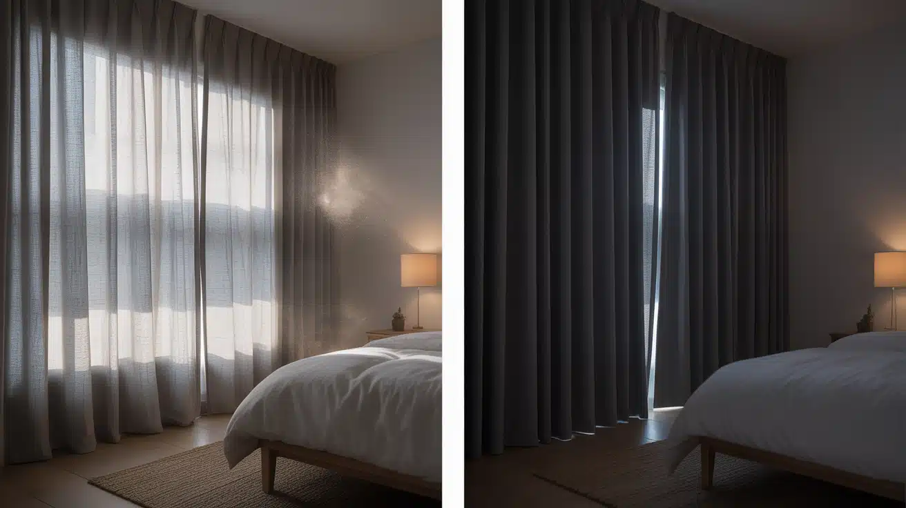 room darkening vs blackout