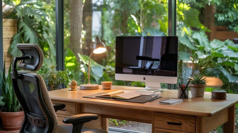 typical desk depth
