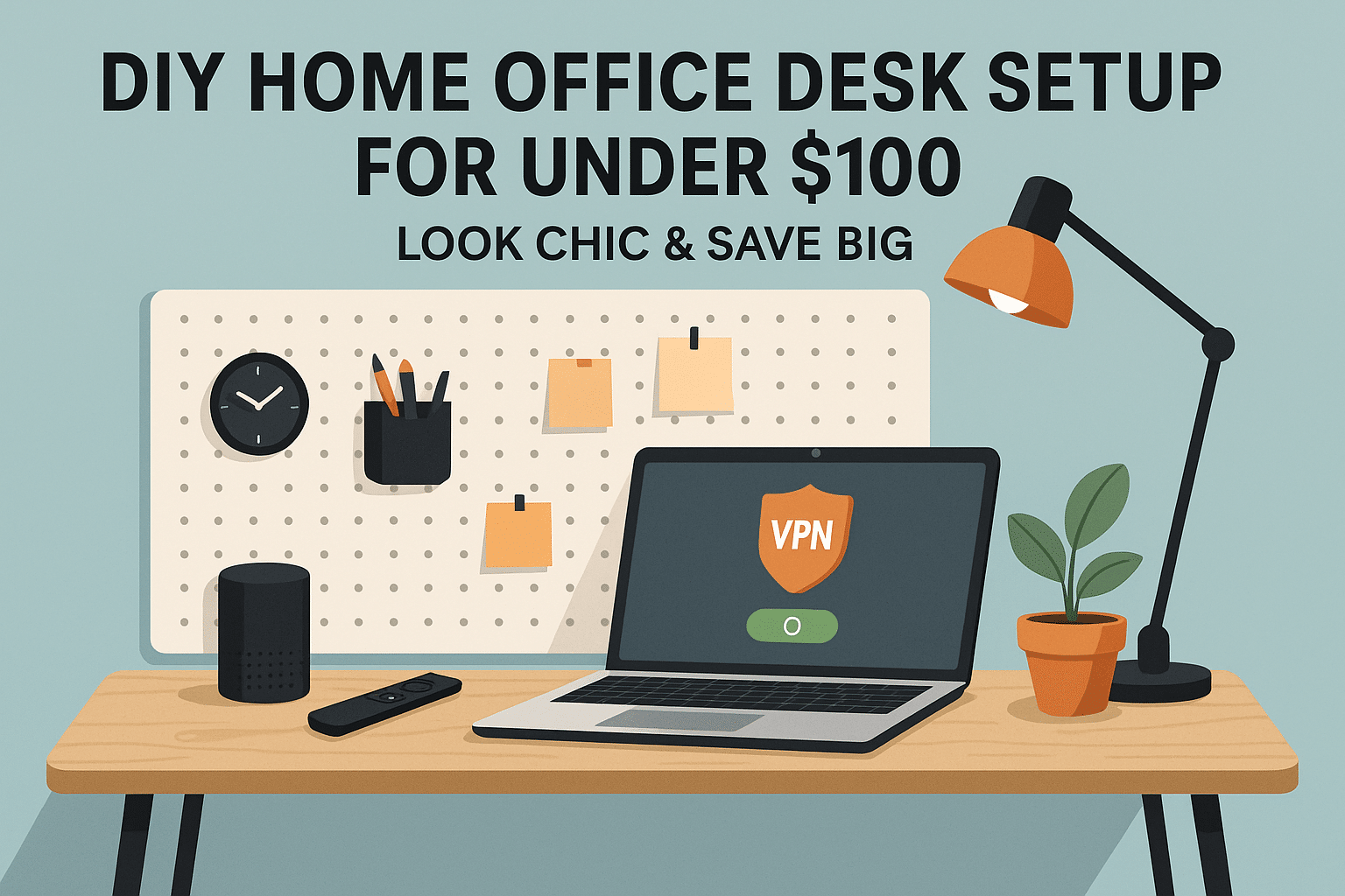 DIY Home Office Desk Setup for Under $100: Look Chic & Save Big